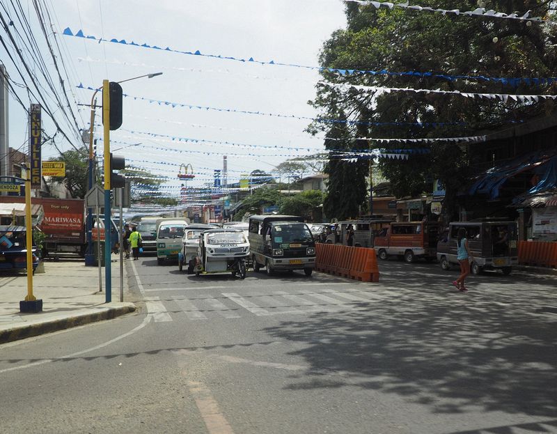 Traffic in downtown Puerto Princesa