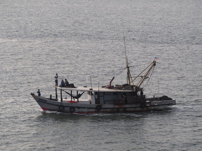 Local fishing boat