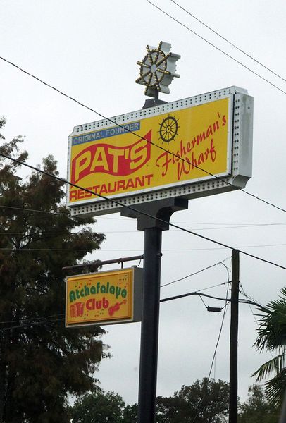 We arrive for lunch at Pat's Fisherman's Wharf Restaurant