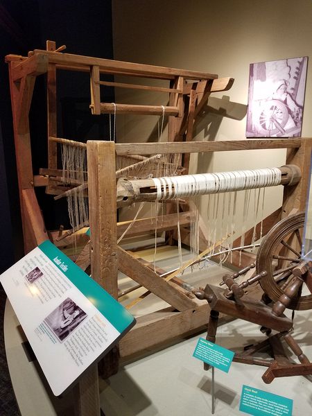 Acadians are famous for weaving