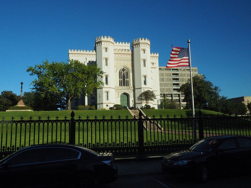 The old Louisiana state capitol building