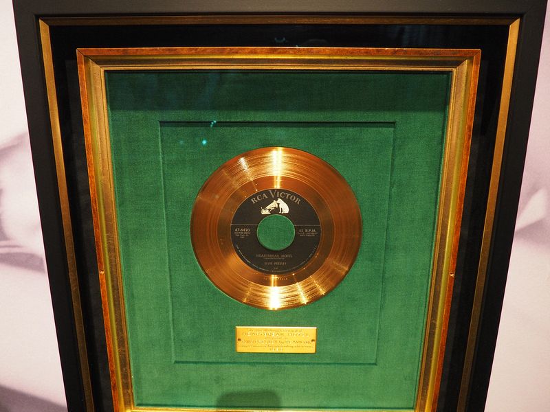 Gold record for Heartbreak Hotel