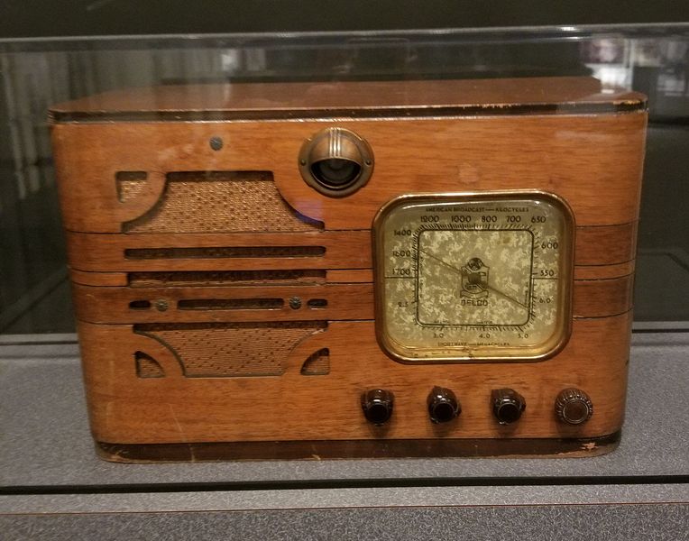 Even the poorest people had a batter operated radio