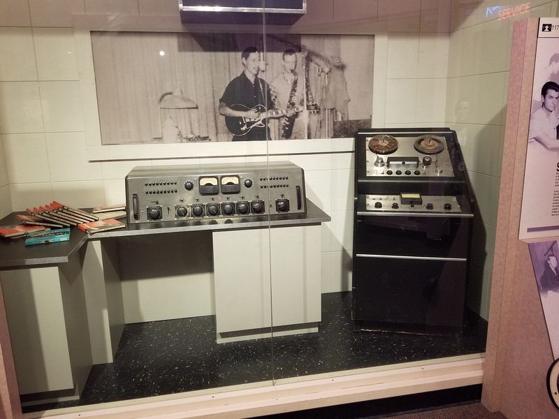 Original Sun Studios recording equipment