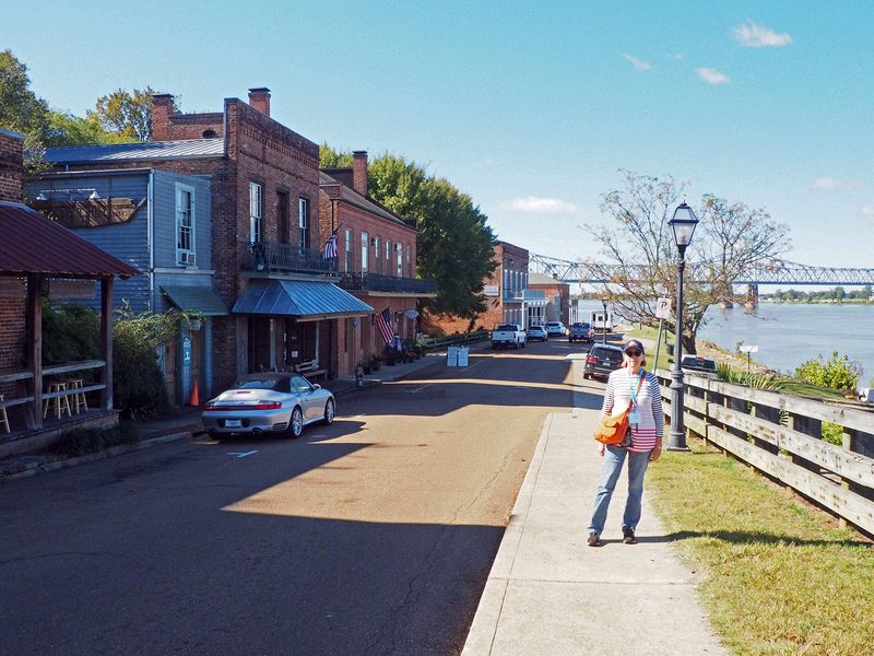 June at the Under-the-Hill section of Natchez