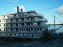 Our riverboat in the early morning