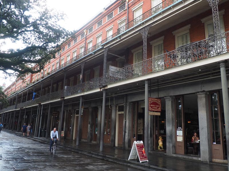 A restored building near Jackson Square