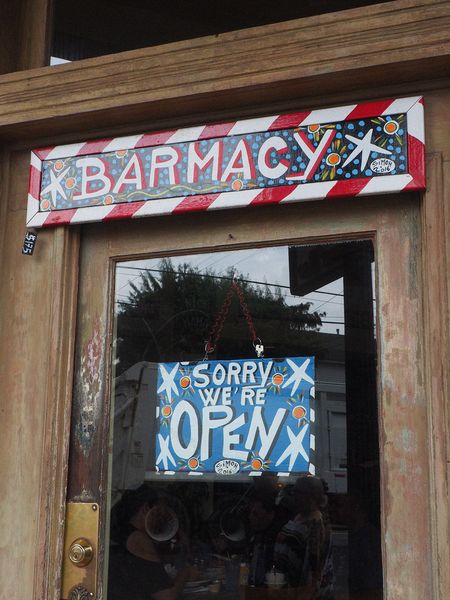 Barmacy, sorry we're open