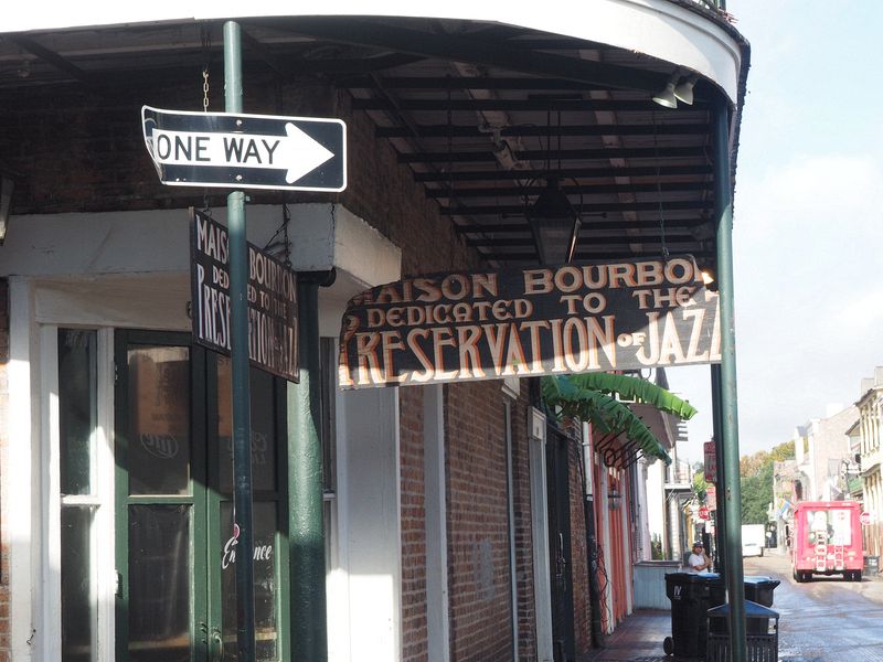 Sign for Preservation Hall