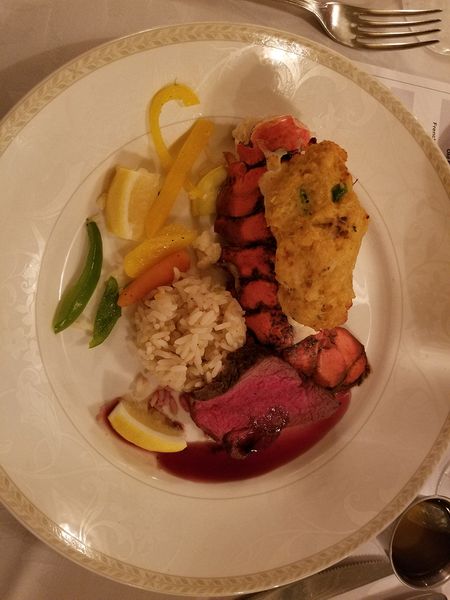 Surf and turf for dinner