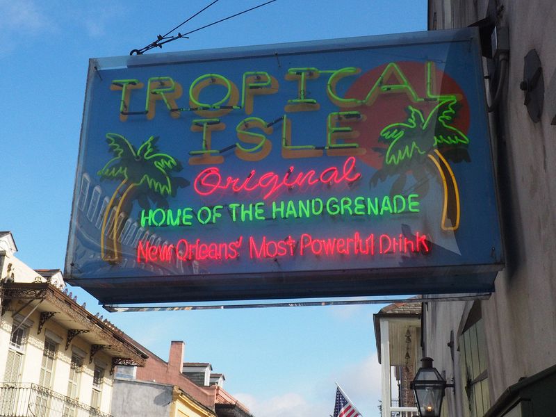 Tropical Isle, home of the hand grenade