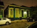 Very small houses on Bourbon Street