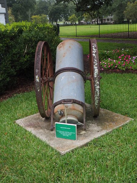 An old fire extinguisher