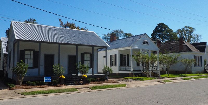 Restored historic houses