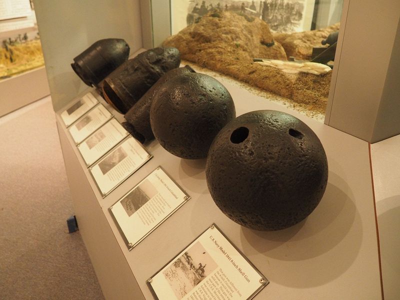 Types of cannon shells used during the Civil War