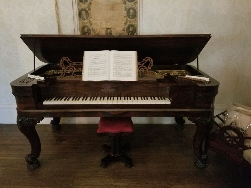 An old Chickering piano