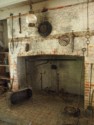 Fireplace in the Old Wooden Shed