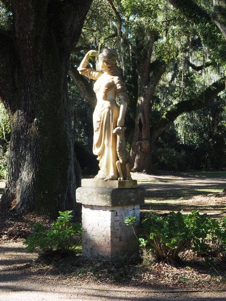 Statue in the gardens