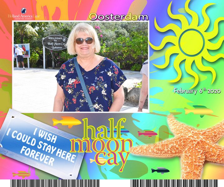 Linda at Half Moon Cay 2
