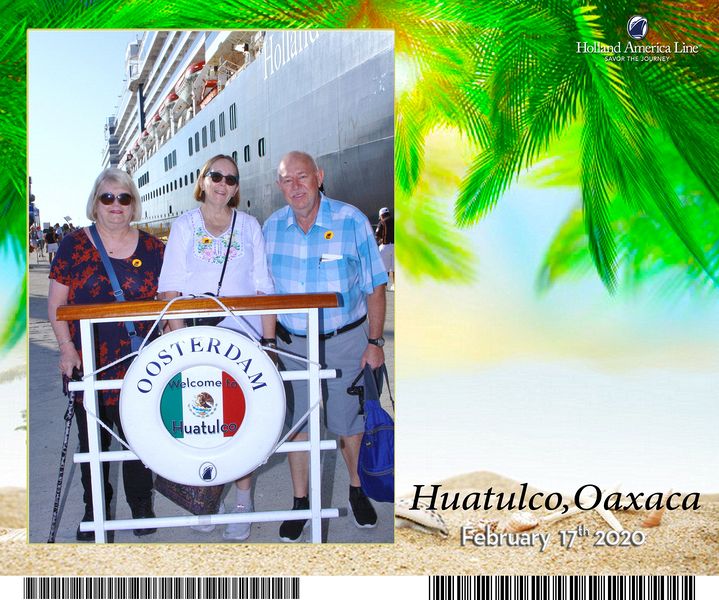 Linda, June, and Pete at Huatulco 3