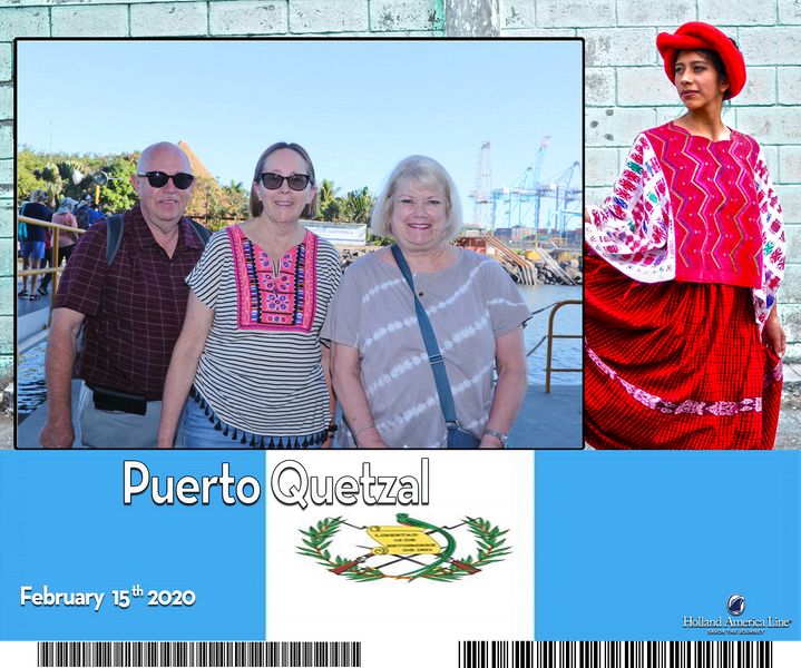 Pete, June, and Linda at Puerto Quetzal 3