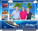 Pete, June, and Linda at start of cruise