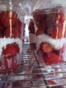 Freshly made strawberry desserts