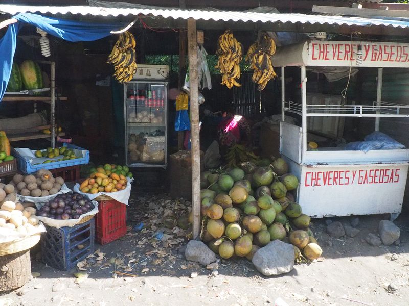 Roadside fruit market