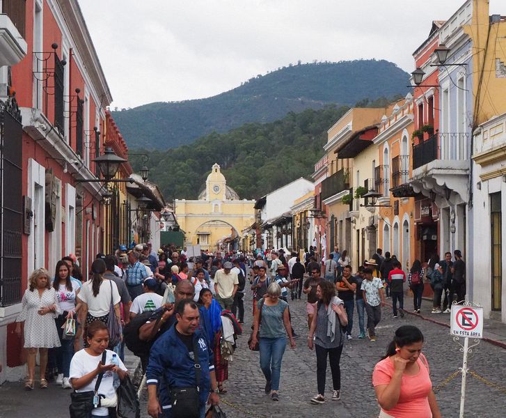 The main shopping street