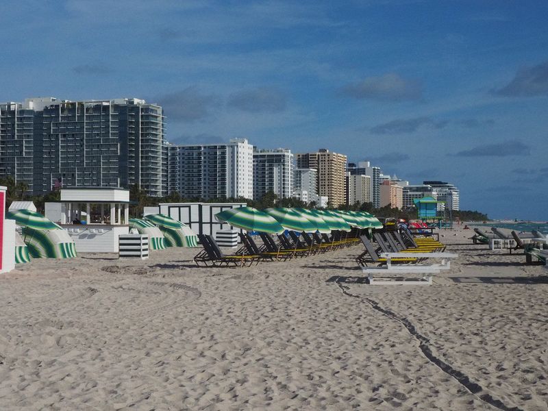 Lots of hotels and condos on the beach