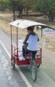 Bicycle powered cart
