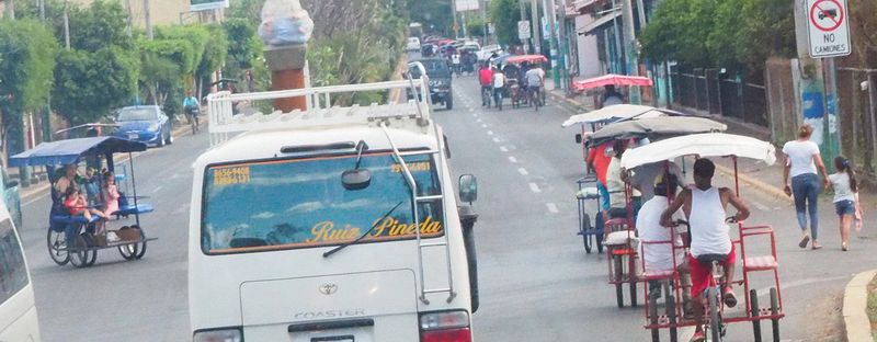 Lots of pedicabs