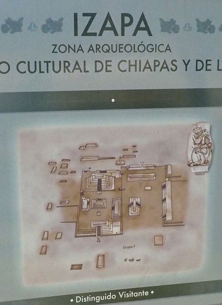 Map of the archealogical site