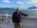 Pete at the bow of the ship