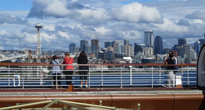 View of Seattle from the upper deck