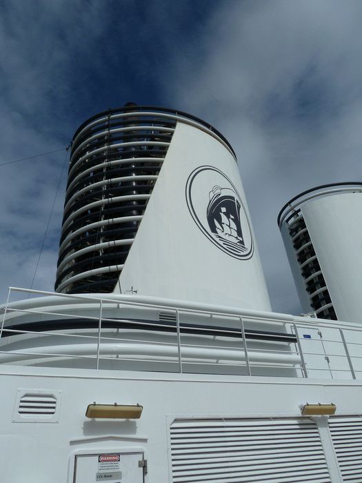 Westerdam smoke stack