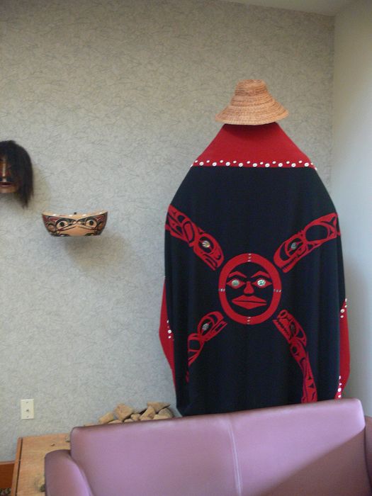 Cloak made from cedar fibers