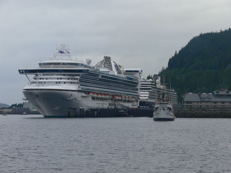 Cruise ships in port (ours is second)