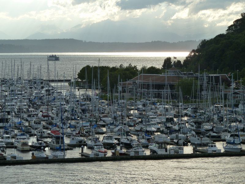 Docked back in Seattle next to the marina