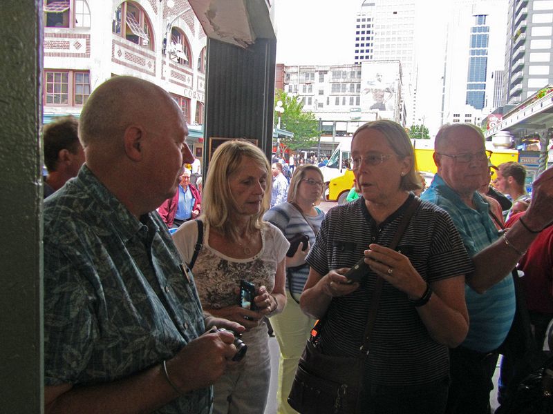 Pete, Eloise, June, and Livingston coordinating