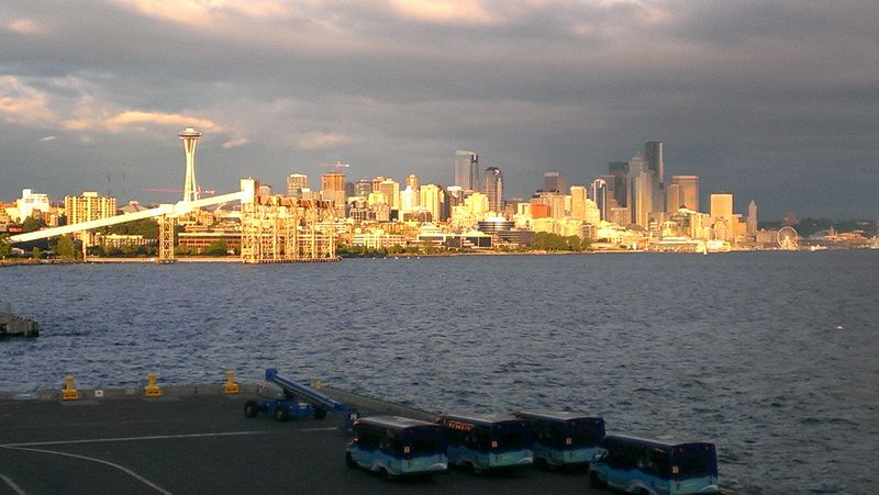 Seattle at sunset