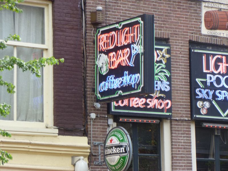 Red light bar and 'coffee' shop