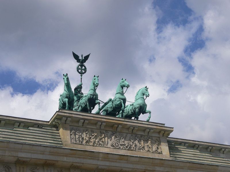 Chariot on top of the Brandenburg Gate