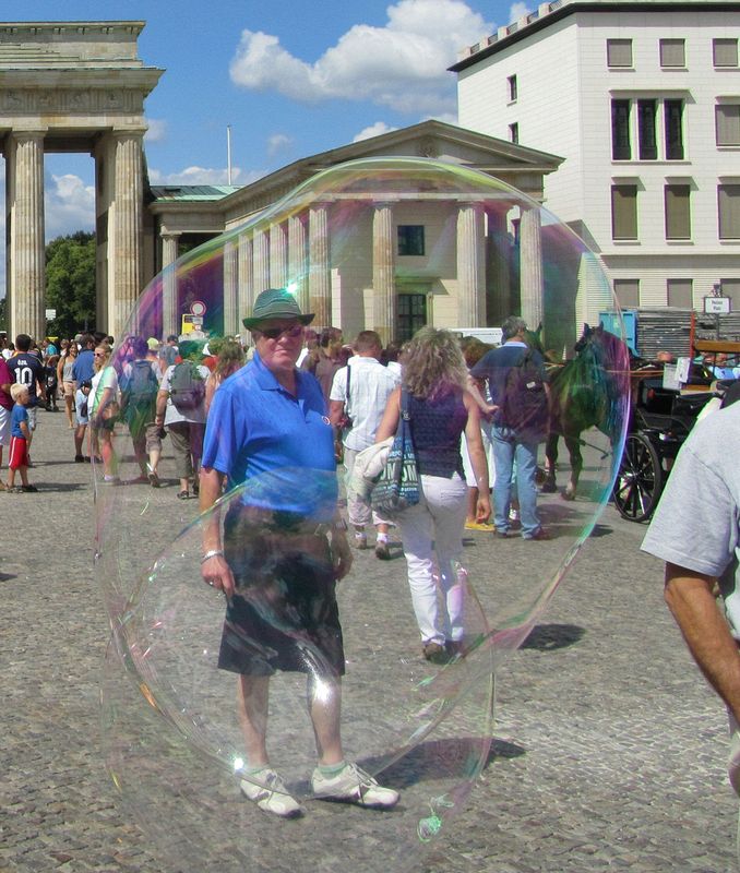 Livingston as seen through a bubble