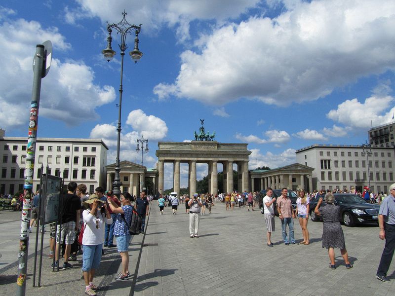 Of Pete at the Brandenburg Gate