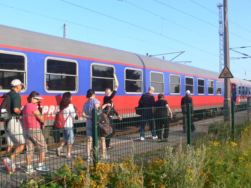 We board the train for Berlin