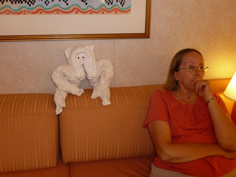 June and towel monkey