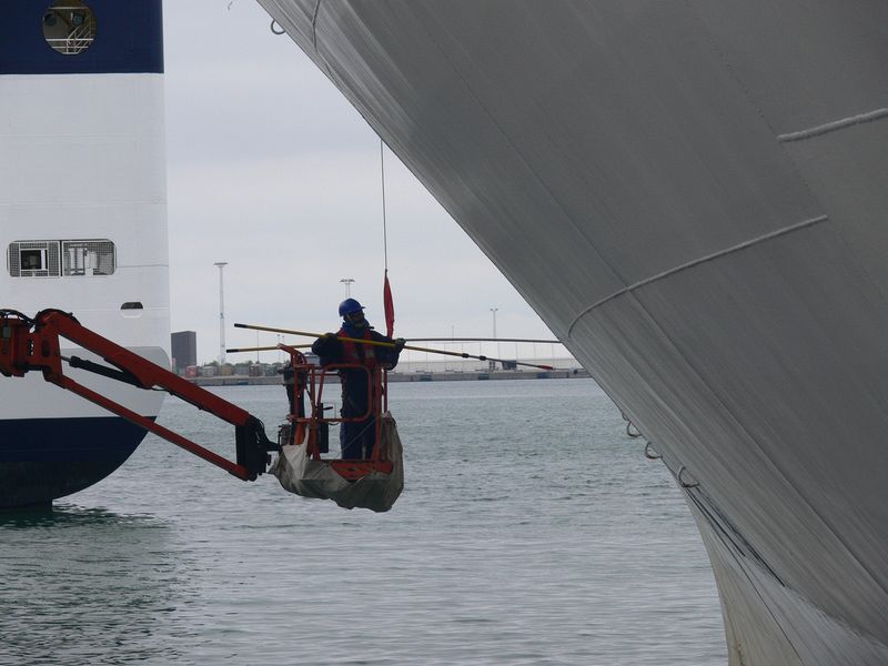 Painting the hull