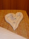 Towel heart