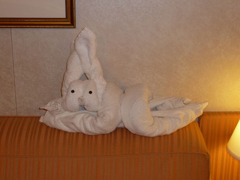 Towel rabbit